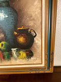 Original Painting In Wooden Frame - Signed By Artist