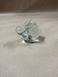 Glass Bunny Paperweight