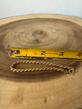 18K Gold Rope Chain Bracelet (3.7g)
