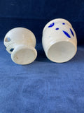 Two Blue and White Pottery Pieces