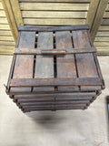 Antique Wooden Egg Crate