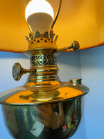 R. Ditmar Lightweight Brass Converted Oil Lamp (WORKS)