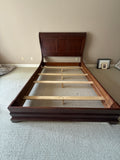Queen Sleigh Bed with Classic Curved Headboard by Cresent Fine Furniture***HEAVY ITEM***READ DETAILS ON PICK UP POLICY***