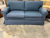 Ethan Allen Blue Love Seat