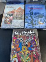 11-Piece Sealed Lot of World Book Christmas Around the World Hardcover Books with Ornaments, Recipes & Activities