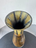 Patina Look Distressed Metal Vase