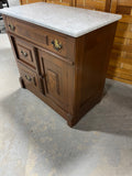 Marble Top Wash Stand/Cabinet
