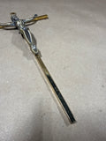 Brass Wall Hanging Crucifix