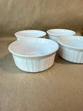 Set Of 4 Corningware Round Dish
