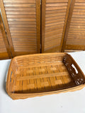 Longaberger Hostess Large Serving Tray Basket With Liner