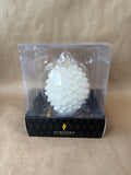 Luminara White Pinecone Battery Operated Candle - Appears Unused (B)