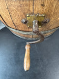 Hand Crank Vintage Wooden Butter Churn Barrel