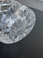 Waterford Style Cut Crystal Slim Decanter with Stopper