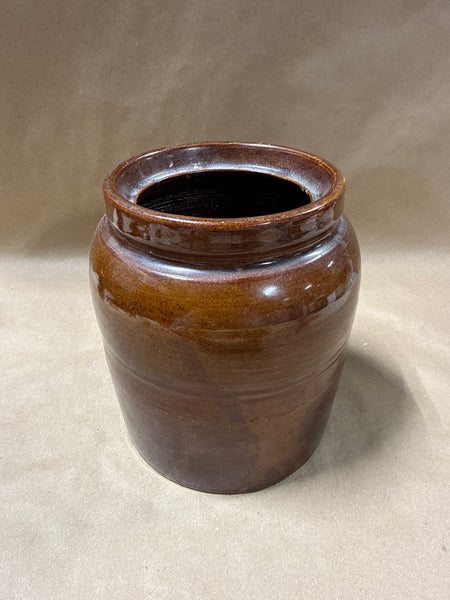 Brown Pottery Jar