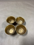 Set Of 4 Brass Holy Water Cups