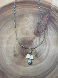 Vintage Necklace with Faux Pearl Pendant (AS IS)