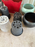 Lot of Assorted Small Planters