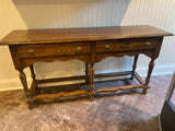 Pennsylvania House Oak Console with 2 Drawers