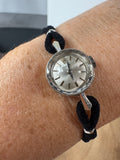 Rolex 14K White Gold Women’s Watch with Leather & 10K Gold Filled Replacement Band (WORKS)