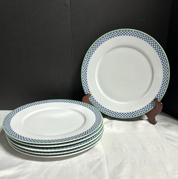 Set Of 6 Villeroy & Boch Switch 3 Castell Dinner Plate