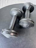 Pair of Drakkar Noir Plastic Coated 3.3LB Dumbbells