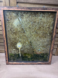 Textured/Broken Glass with Golf Club & Ball Window or Wall Art