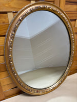 Oval Gold Mirror (Plastic/Resin)