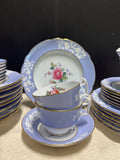 37-Piece Spode England Maritime Rose Bone China Set