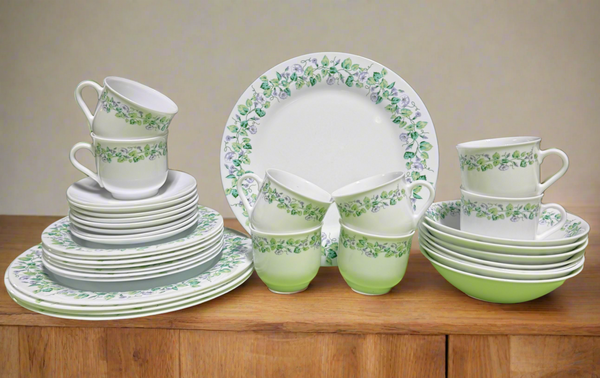 35-Piece Martha Stewart Morning Glory China Set