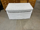 White Wicker Trunk