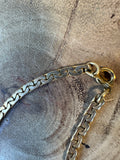 19” Gold Plate Byzantine Style Chain Necklace