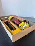 Assorted Lot of Vintage HO-Scale Miniature Trains with Tracks