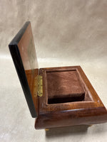 (B) Italian Ercolano Piano Footed Music Box WORKS