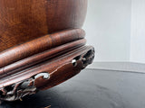 Danish Style Vintage Wooden Double Switch Table Lamp (WORKS) AS IS (READ DESCRIPTION CAREFULLY)