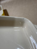 Pair Of Le Creuset Rectangle Yellow Ombré Baking Dishes