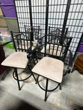 Tempo Industries Heavyweight Swivel Bar Stools, Set of 4