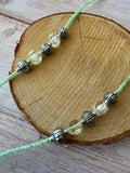 Seafoam Green Beaded Eyeglass Chain