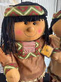 Pair of Indian Harvest Kids 2FT Plush Standing Decor
