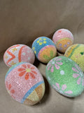 Decorative Sugared Easter Egg — 6 Eggs