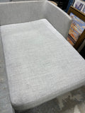 Crate & Barrel Mid Century Style Sofa Set with Chaise Lounge, 3 pc