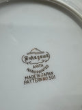 61-Piece Fukagawa Arita Japan Gilt Bamboo China Set