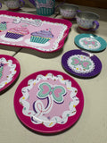 Butterflies Metal Toy Tea Set