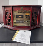 Thomas Pacconi Phonograph with AM/FM, Cassette & 3-Disc CD Player AS IS (READ DESCRIPTION CAREFULLY)