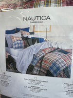 Nautica Cambridge Plaid Twin Comforter