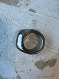 Silver Tone Dome Ring SIZE 6