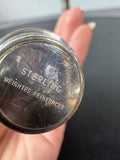 Pair of Unbranded Sterling Silver Weighted Candlestick Extenders