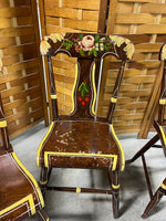 Set of 4 Vintage Painted Chairs