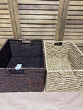 Pair of Storage Baskets with Wire Frames