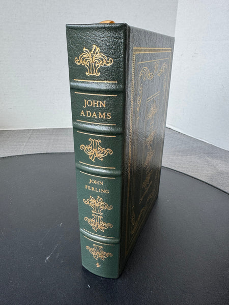 (O) 1992 Easton Press John Adams: A Life Illustrated Collector’s Edition Leather Bound Hardcover Book