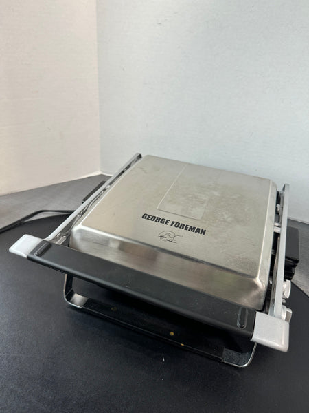 George Foreman 6-Serving Stainless Steel Grilling Machine